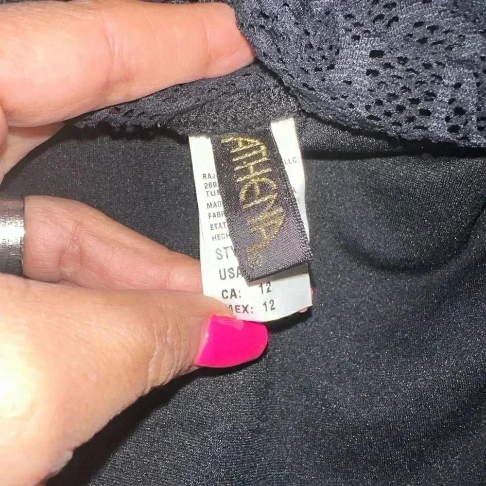 Athena Black Lace Banded Bikini Bottom - Picture 5 of 5